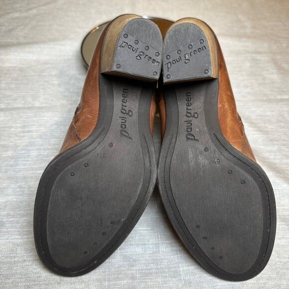 Paul Green Stella Studded Vintage Women’s 8 Leather Ankle Boots Austrian Made - Picture 9 of 9